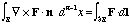 int_{surface area} (n dot curl F) = int_{bounding curve} (F dot dl